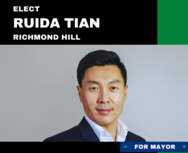 Election for Richmond Hill Mayor – Interview Ruida Tian