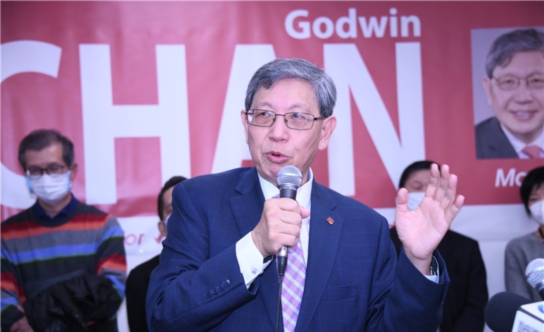 The election office opening ceremony of Godwin Chen
