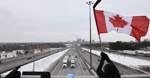 最新战况通报—加拿大卡车“大战”照片集锦 Canadian Freedom Trucker Convoy 2022