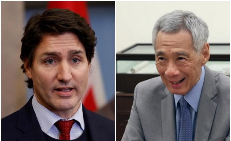 李显龙总理与加拿大总理通电话 肯定两国关系