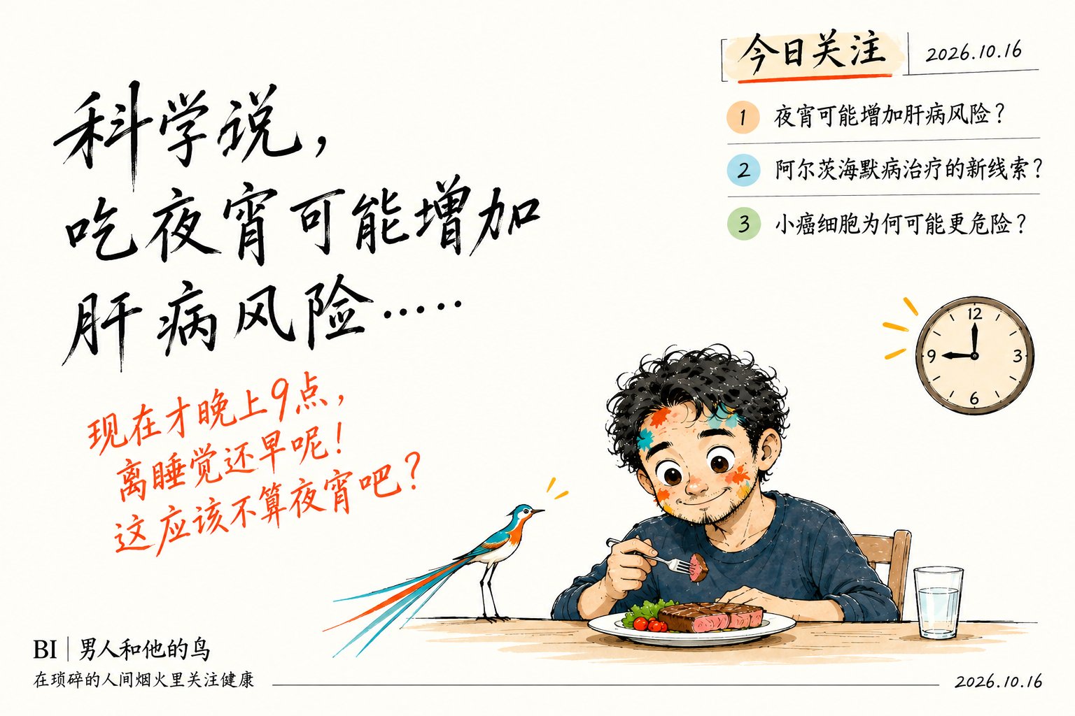 男人和鸟漫画：医生与鸟