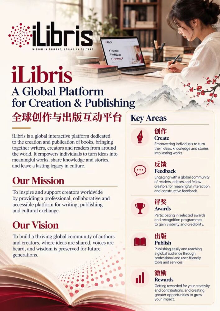 iLibris打造全球创作与出版互动平台，连接作者、读者与文化交流