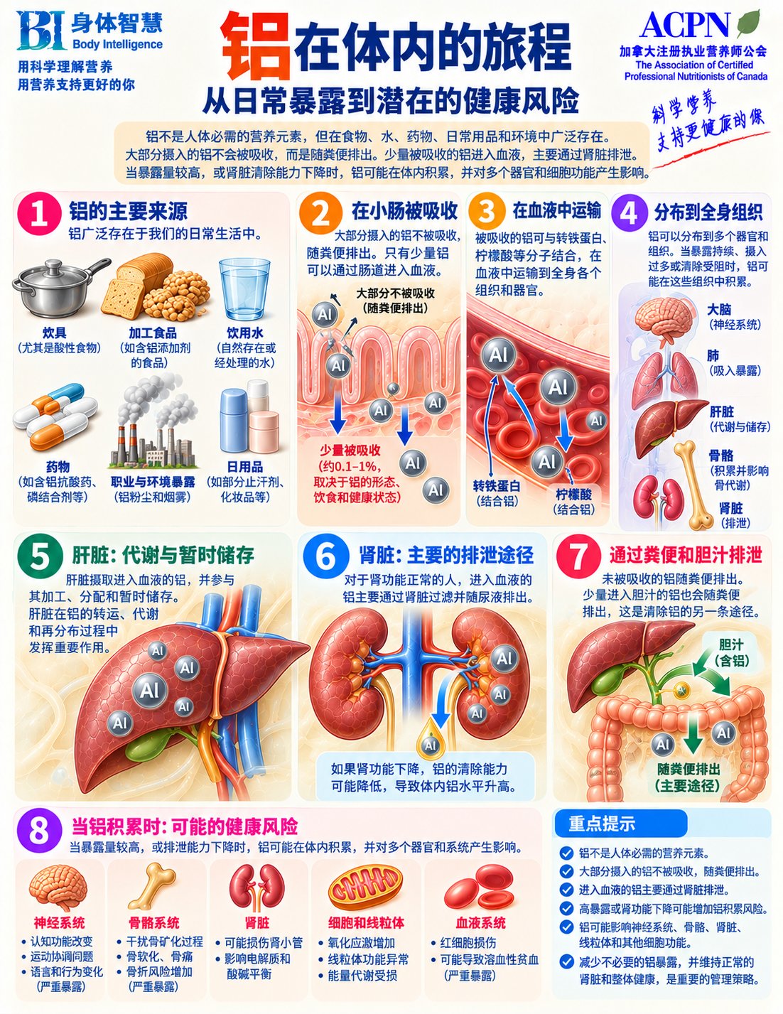 铝进入人体的旅程