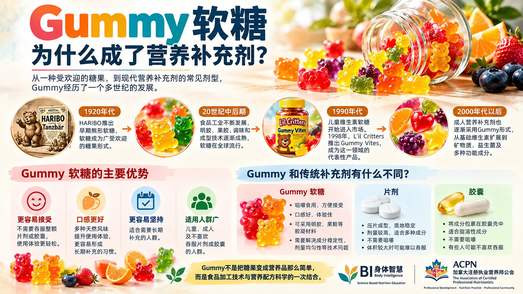 Gummy营养软糖科普